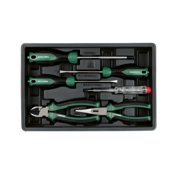 PARKSIDE® Werkzeugkoffer mit Akku-Schrauber PWBM A1 – 92-teilig - Image 3