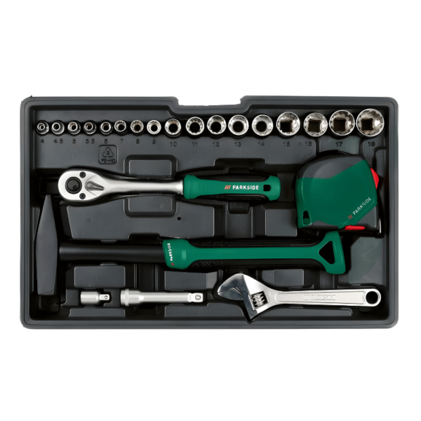 PARKSIDE® Werkzeugkoffer mit Akku-Schrauber PWBM A1 – 92-teilig - Image 4