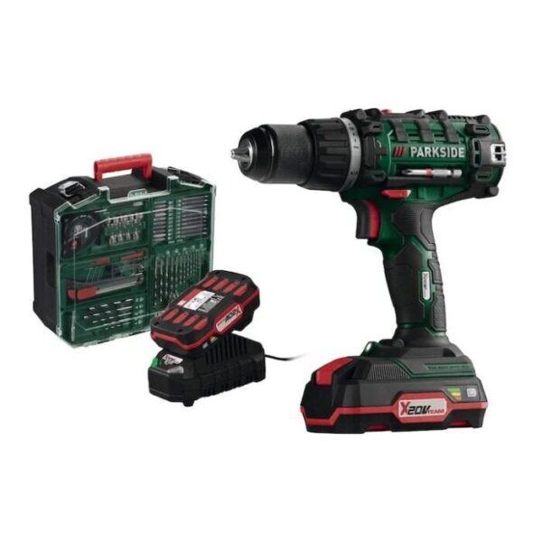 PARKSIDE® 20 V Akku-Bohr-/Schrauber – inkl. 2 Akkus, Ladegerät und Zubehör
